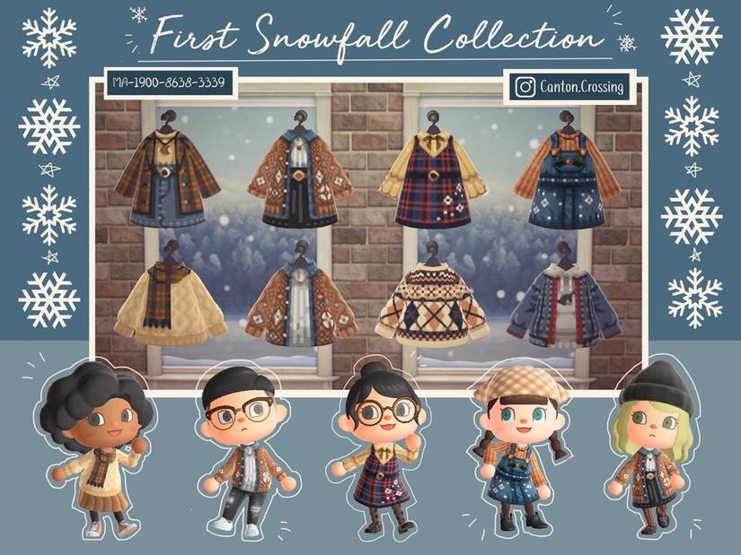 acnh winter dress designs Animal crossing design codes clothes winter