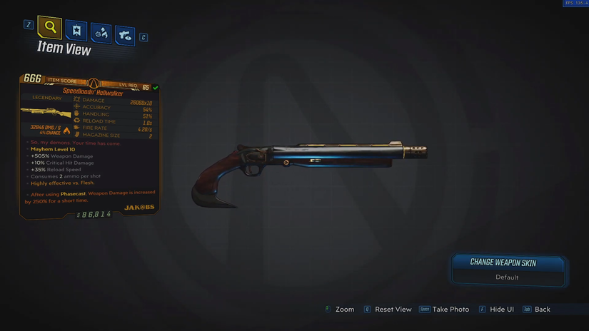 Speedloadn' Hellwalker Borderlands 3