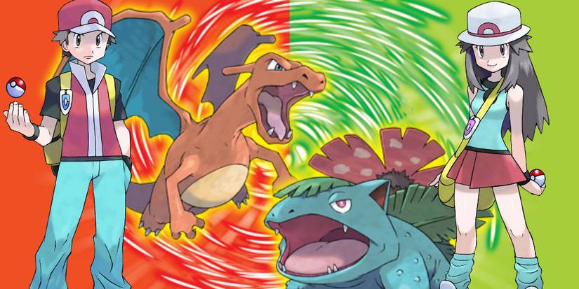 Pokemon FireRed LeafGreen Red Leaf Trainers Pokemon