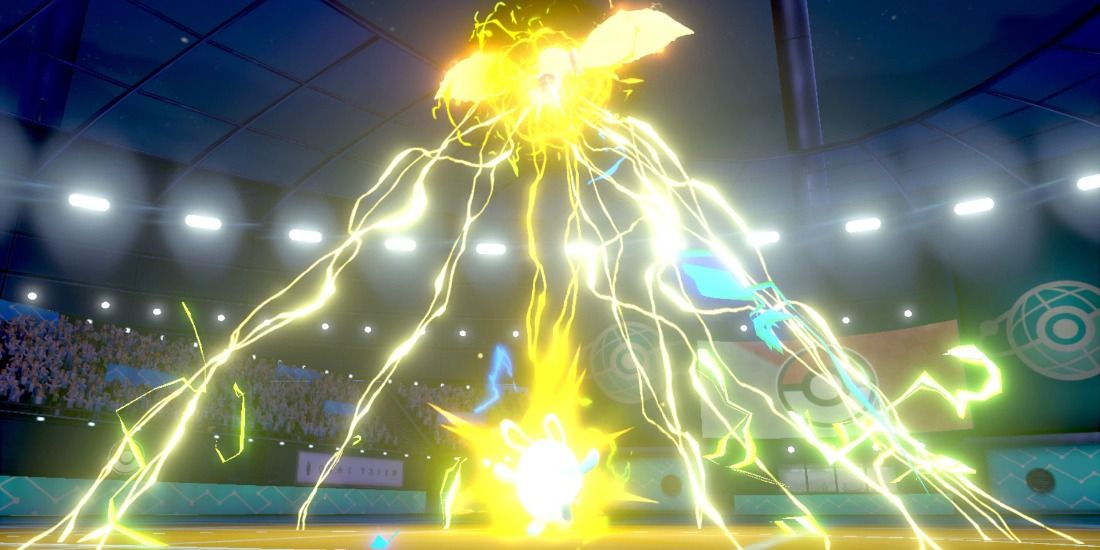 Regieleki using Thunder Cage in Pokemon Sword & Shield