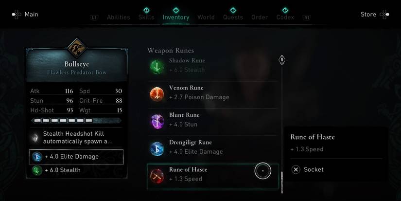 Haste Rune The Best Weapon Runes In Assassin's Creed Valhalla