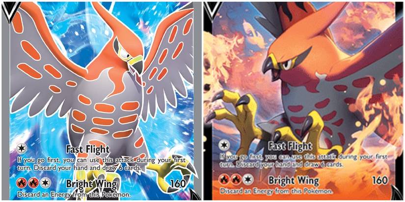 talonflame v pokemon card value Amazon.com: Pokemon V - 6 Card Lot - Flying Types - Talonflame - Pidgeot -  Cramorant Decidueye -137/196-029/185 main image 1