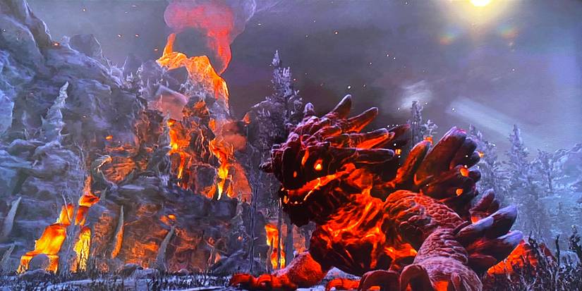 Ark Survival Evolved Magmasaur In Frozen Environ