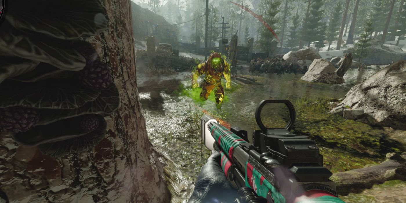 Call Of Duty Black Ops Cold War: Standing Near The Fungus Tree To Get A Megaton To Hit It