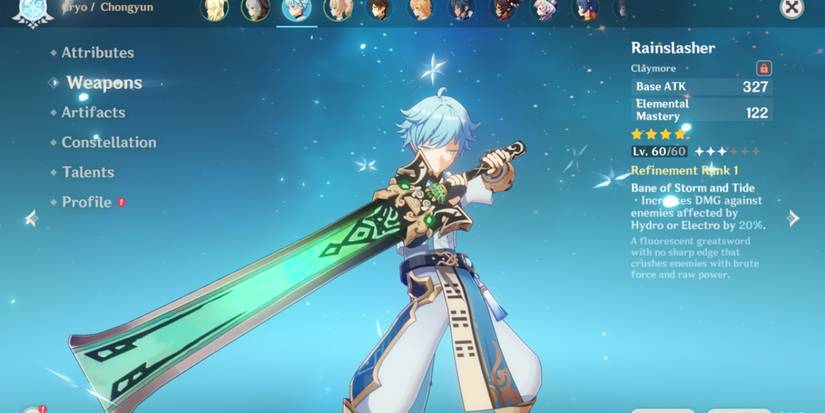 Genshin Impact: Eula's Best Weapons, Ranked