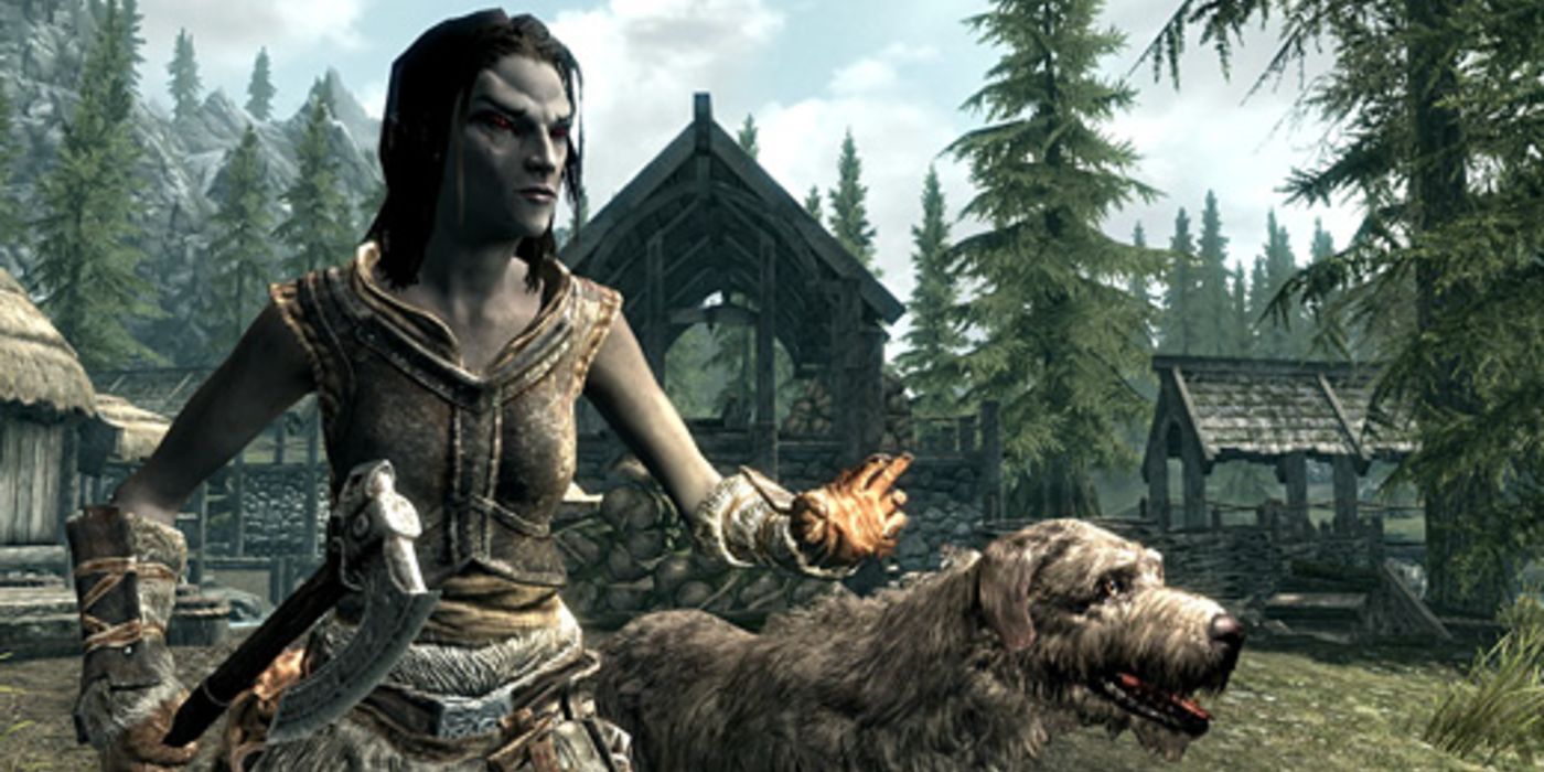 Skyrim: All 10 Playable Races Ranked According to Height