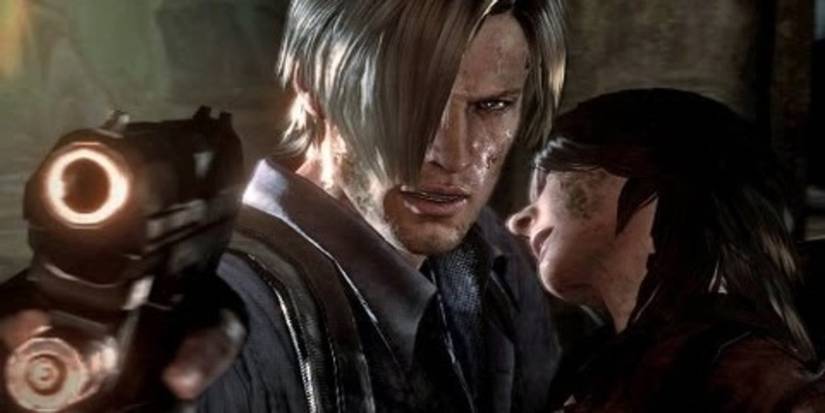 A evolução de Leon Kennedy ao longo da série Resident Evil 9 Leon RE 6 apontando uma arma