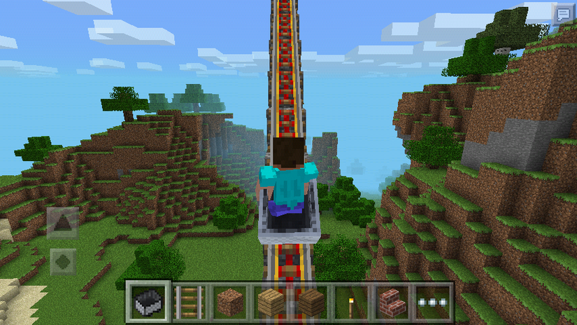 Someone Made An Amazing Minecart Ride Timeline of 2020 In Minecraft