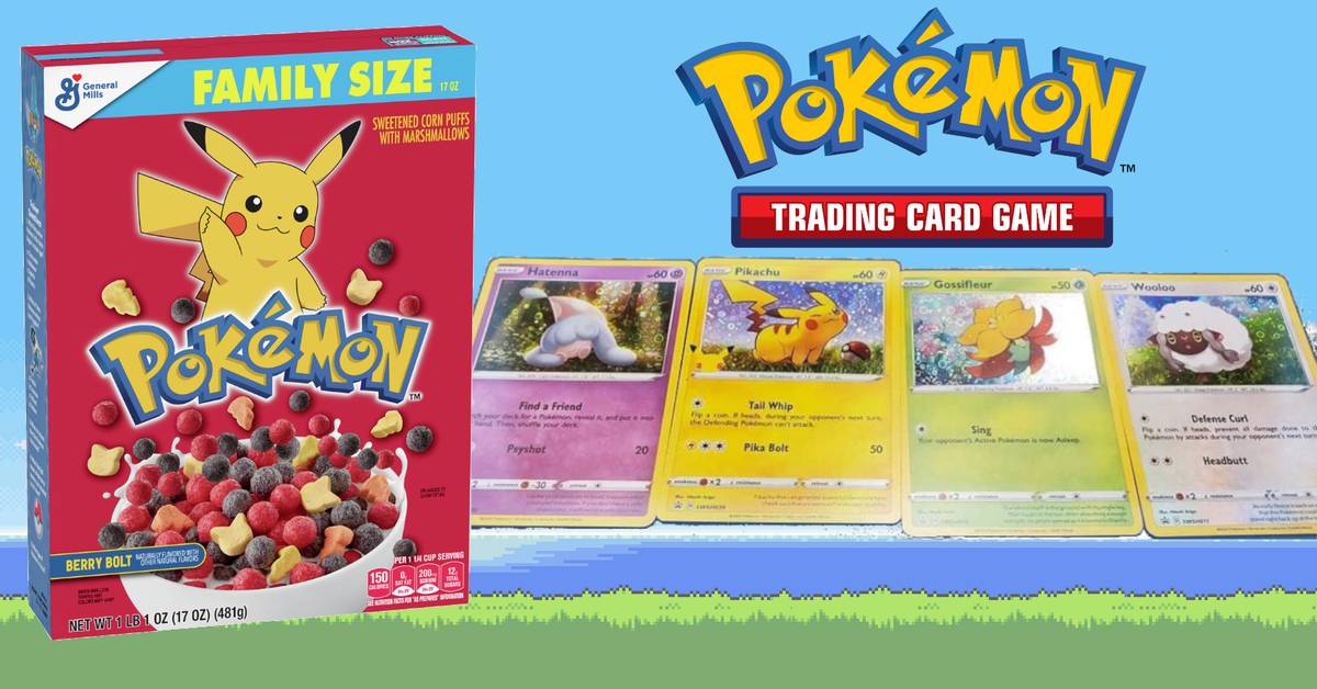 Pokemon General Mills Cereal Promo ポケモン Pokemon 2021 General Mills Cereal Promo Booster Pack 3 Cards