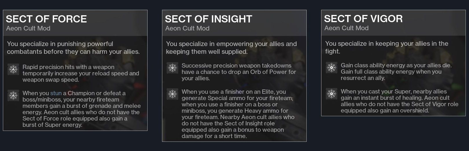 aeon drive destiny 23