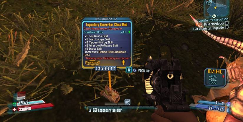 Borderlands 2: 10 Best Legendary Class Mods
