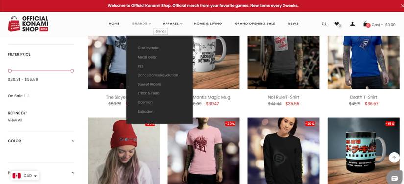 Konami's New Merch Shop Has A Grand Total Of Zero Silent Hill Items To Buy