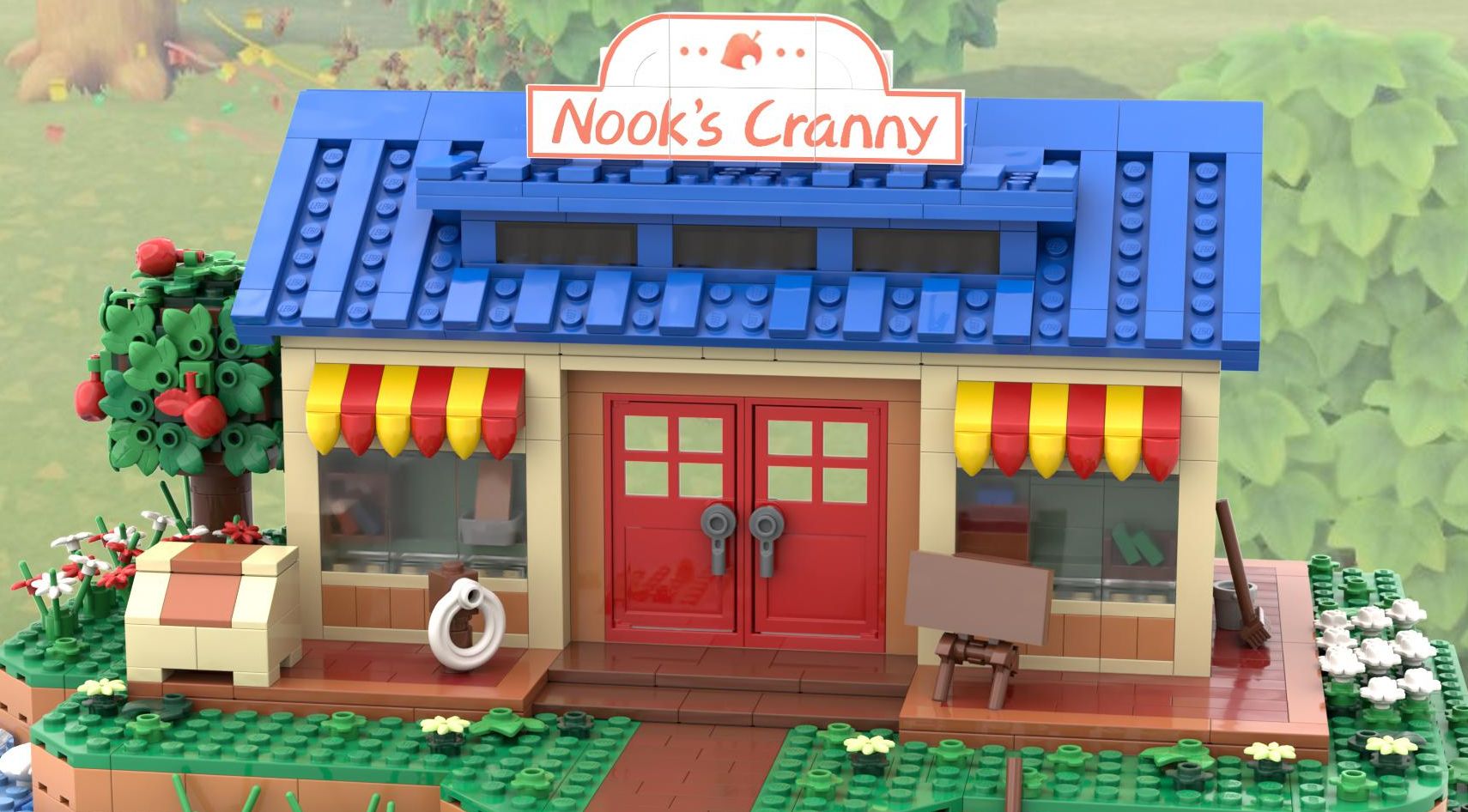    Lego Nooks Cranny Animal Crossing 