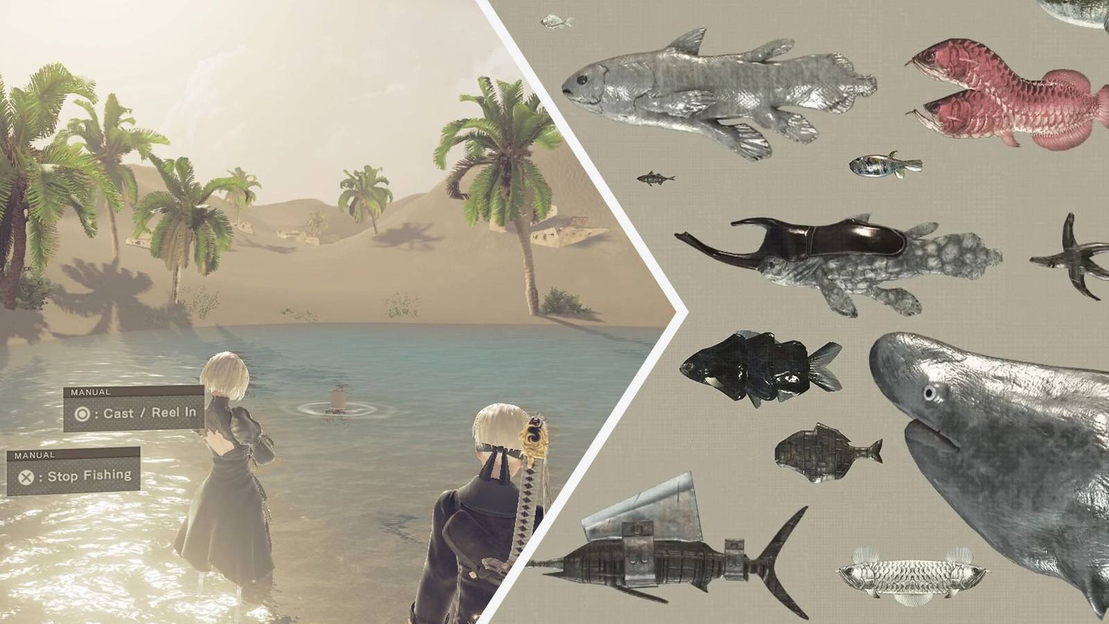 Automata Ocean Nier: Automata Guide to Fishing