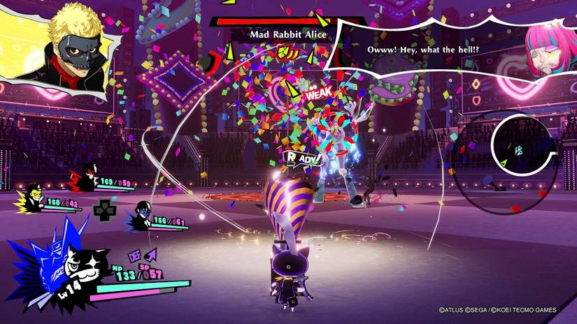 How To Defeat Mad Rabbit Alice In Persona 5 Strikers