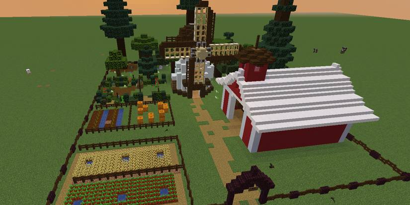Minecraft: 10 Tips For Building Farms, Ranches, And Livestock Areas