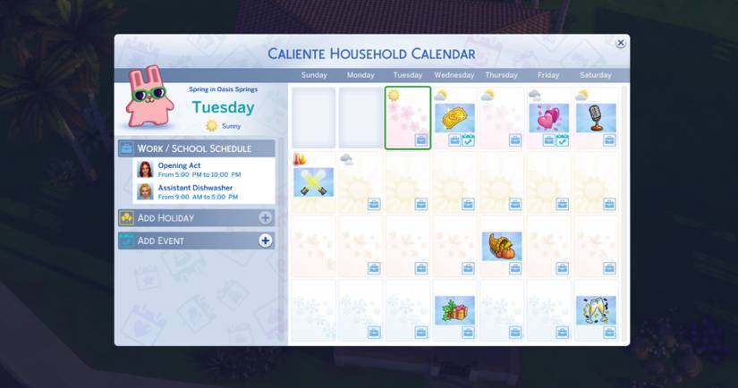 The Sims 4 Seasons: Getting The Most Out Of The Calendar System