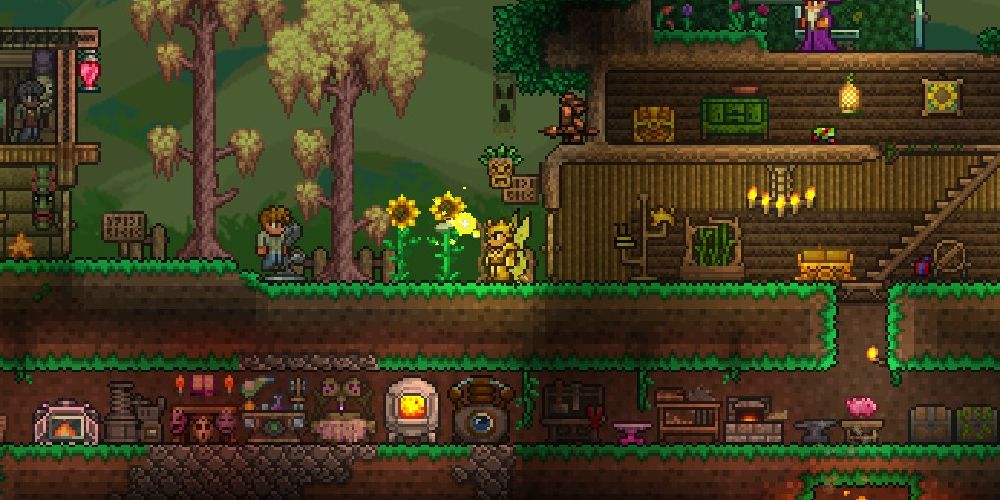 terraria armor set bonus up down