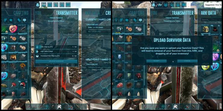 Ark Survival Evolved How To Transfer Your Character Data Between Servers