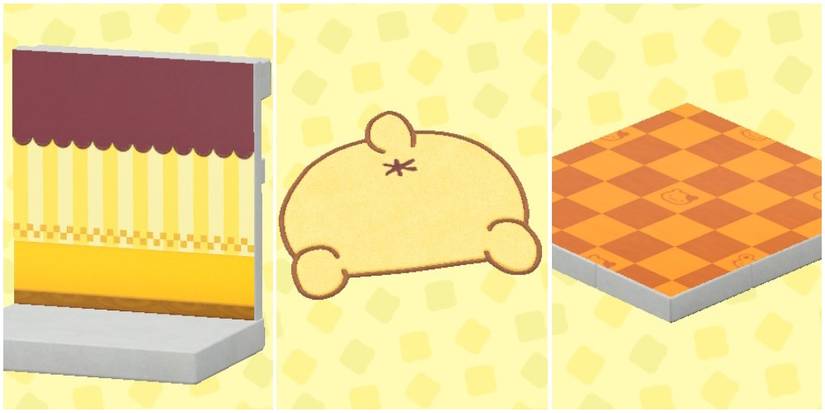 Pompompurin Rack Animal Crossing: New Horizons Guide To All Items Obtained With Sanrio ...