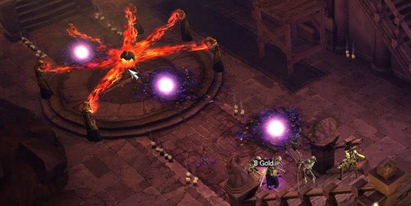 Diablo 3 Screenshot Of Wizard Arcane Orbs About To Land