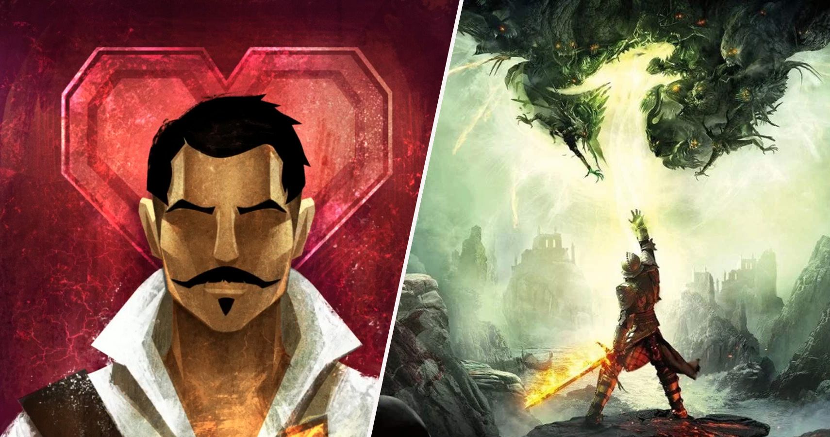 Dragon Age Inquisition Dorian Romance collage