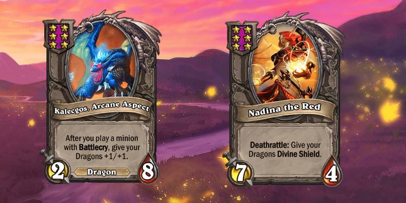 Hearthstone Battlegrounds Dragon Cards