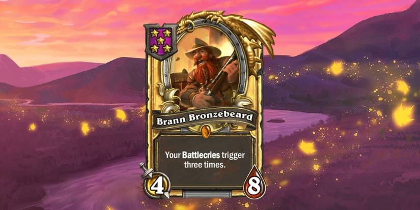 Hearthstone Battlegrounds Golden Brann