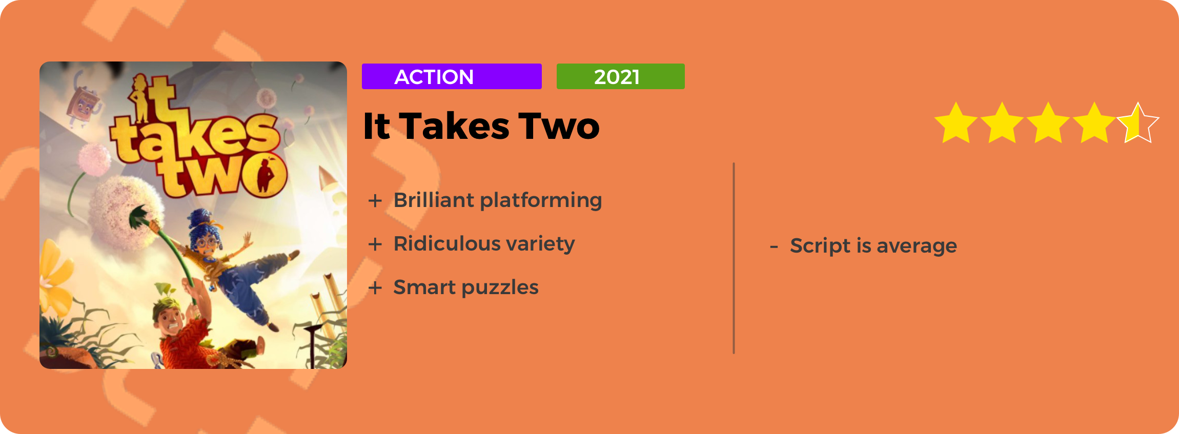 Review: 'It Takes Two' to make a game review go right