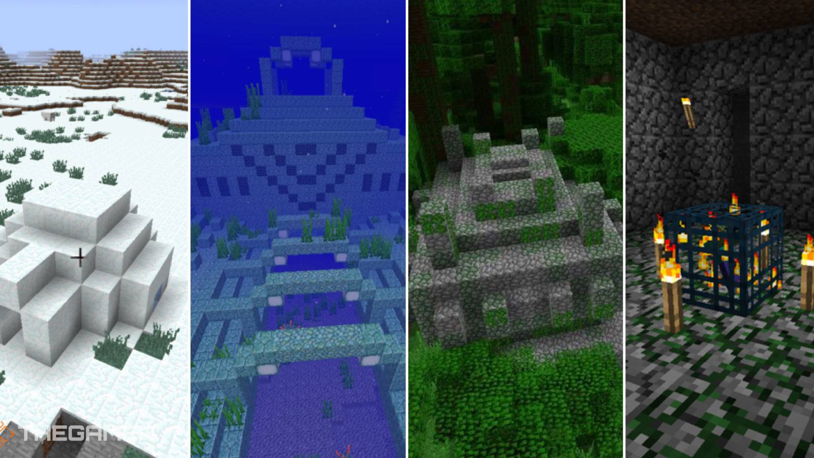 Minecraft: All Overworld Dungeons, Ranked