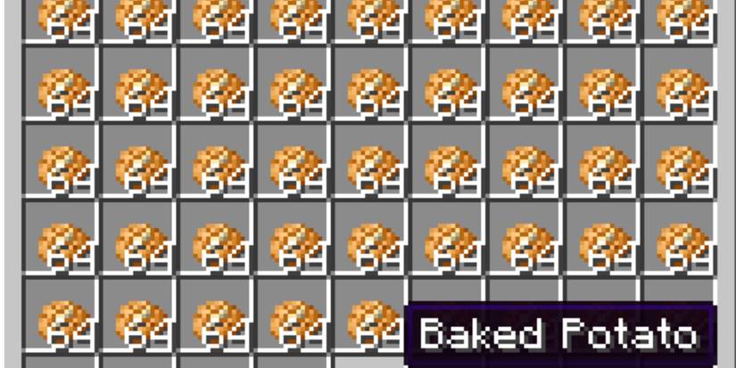 Minecraft baked potatoes in chest