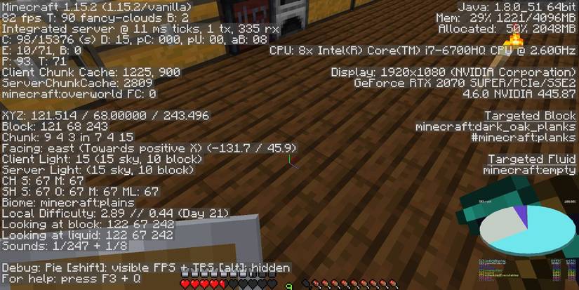 What Is The Debug Screen Useful For In Minecraft?