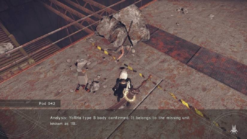 Nier: Automata 11B's Memento Sidequest Walkthrough