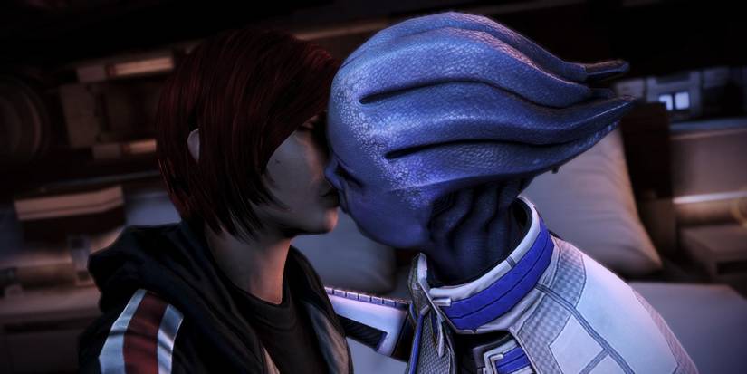 Shepard and Liara Romance bisexual