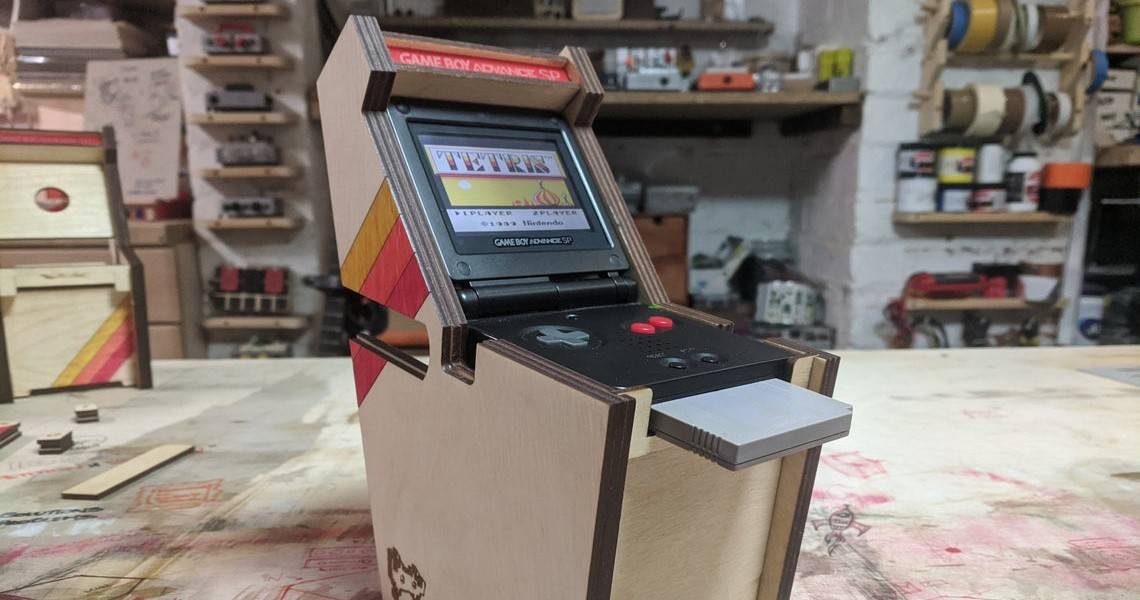 Turn Your Game Boy Advance SP Into An Arcade Machine With This DIY Kit