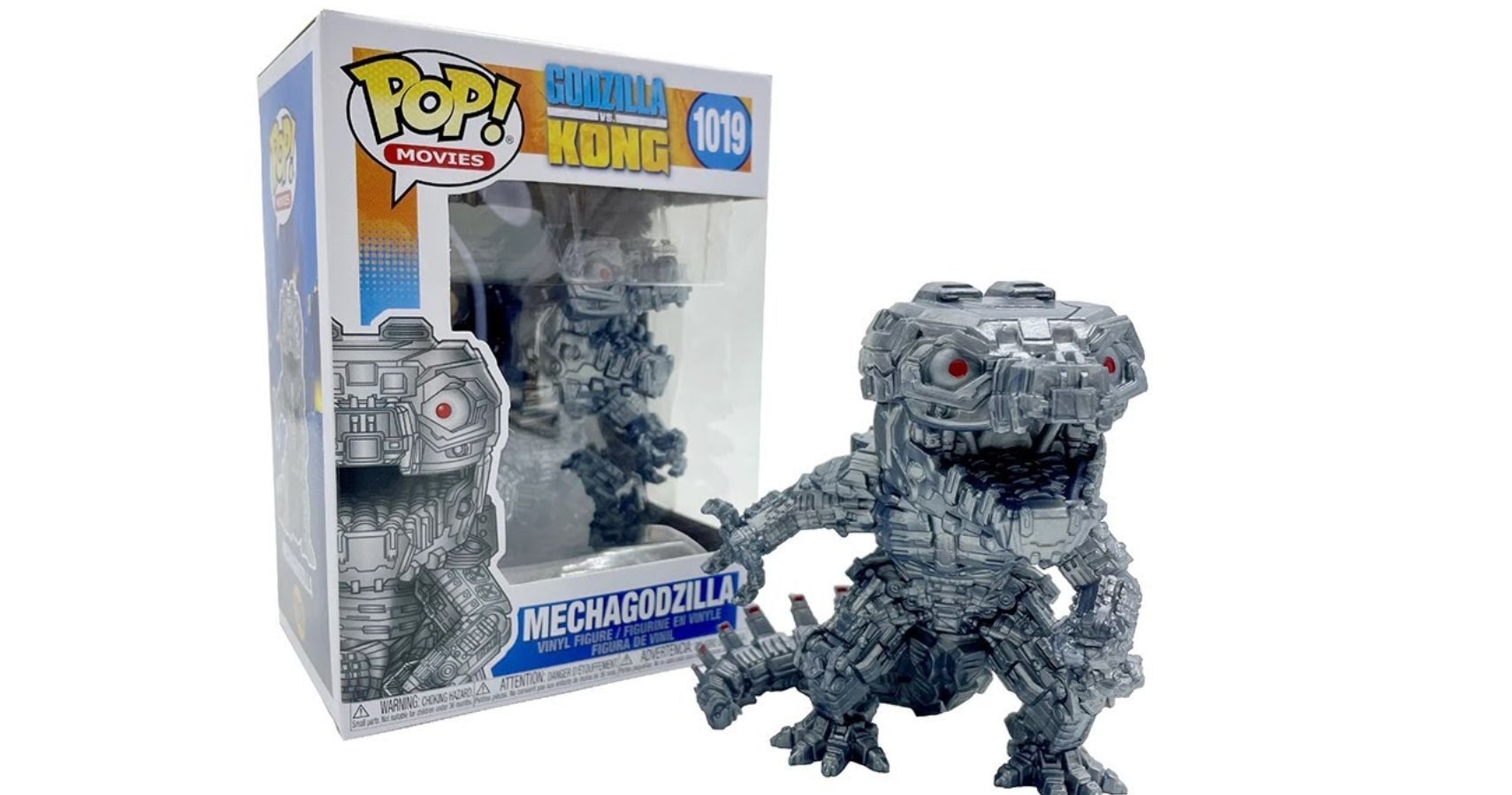 Godzilla vs. Kong's Mechagodzilla Has A Metallic Funko Pop