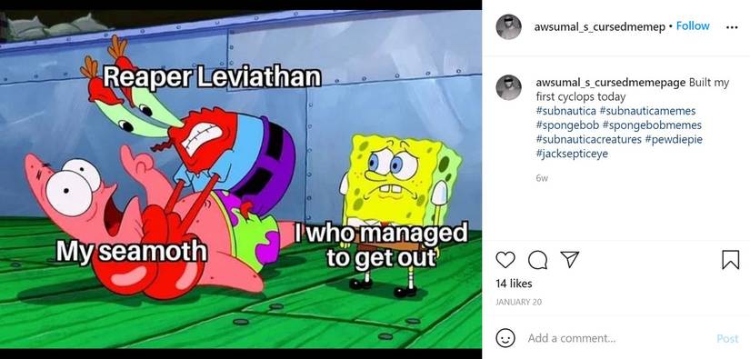 Subnautica: 10 Memes That Will Leave You Crying Of Laughter