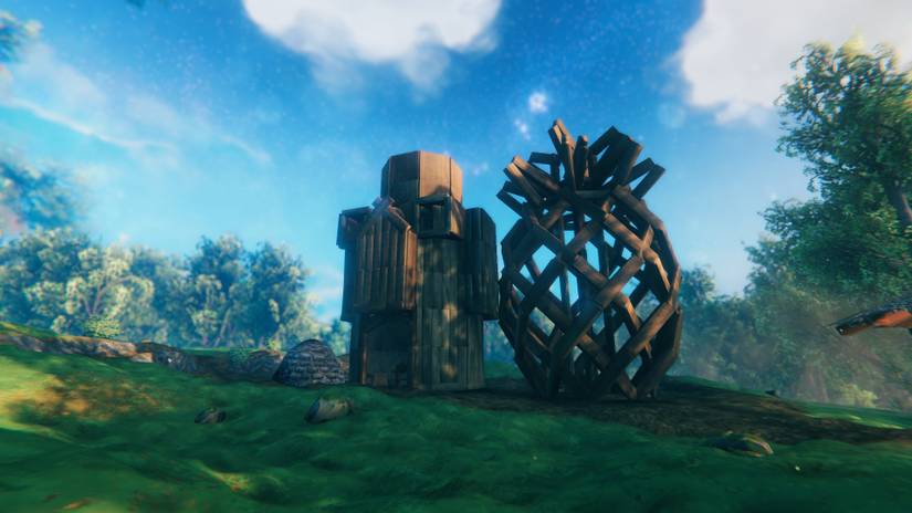Yep, Somebody's Made SpongeBob, Patrick, And Squidward's Houses In Valheim