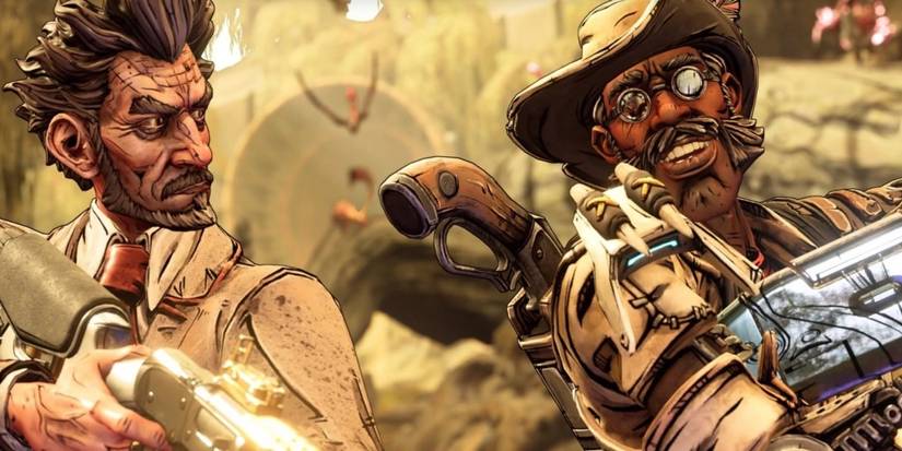 Borderlands 3 Sir Hammerlock and Wainwright with Guns