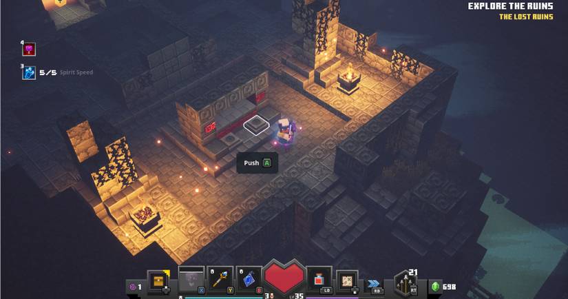 How To Solve The Soggy Cave Puzzle In Minecraft Dungeons