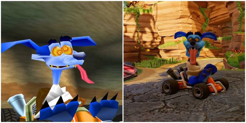 Crash Racing Riper Roo 10 Pieces of Unused Content in Crash Bandicoot