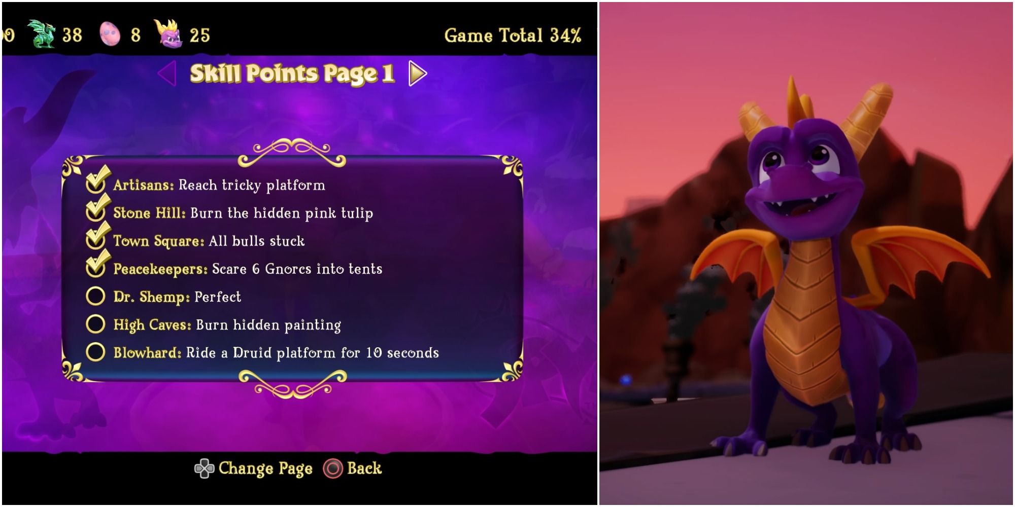 Spyro skill points прохождение