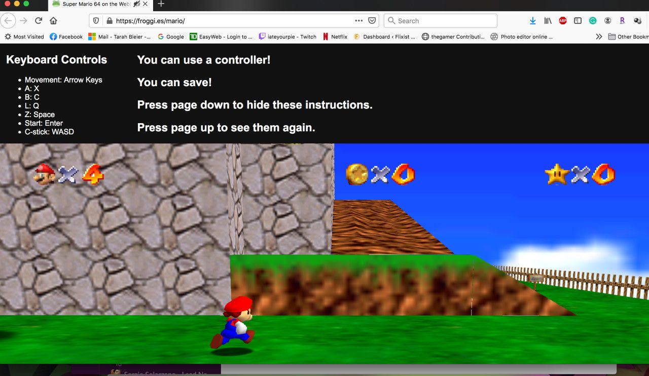 super mario 64 online rom