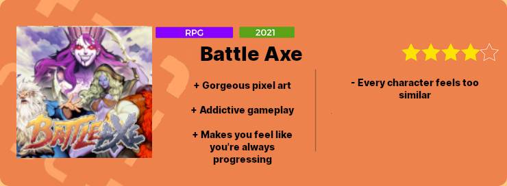 Battle Axe Review: The More You Play It, The Better It Gets