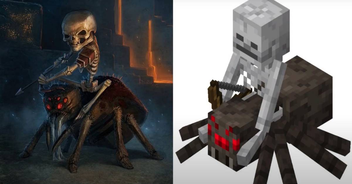 Spider Jockey De Minecraft En La Vida Real