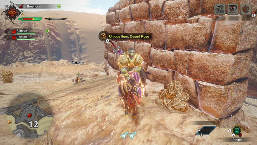 Monster Hunter Rise: King Rhino, Rock Roses, And Bismuth Prisms For ...