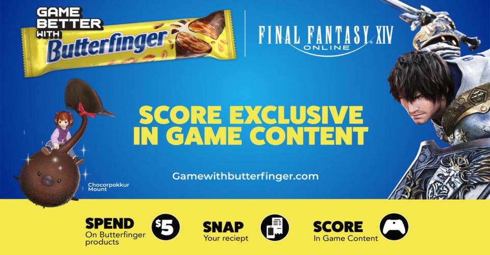 Final Fantasy 14 Is Teaming Up With Butterfinger For An Exclusive Mount