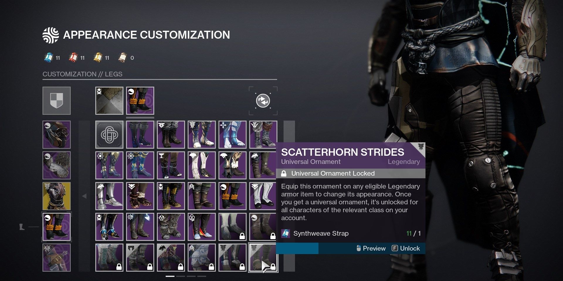 Destiny 2 How To Get Synthweave Templates