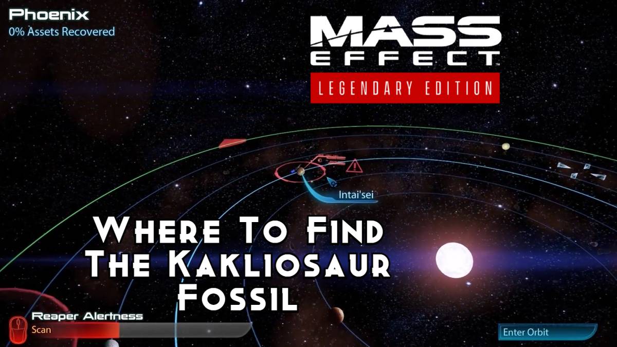 Mass Effect 3: Where To Find The Kakliosaur Fossil