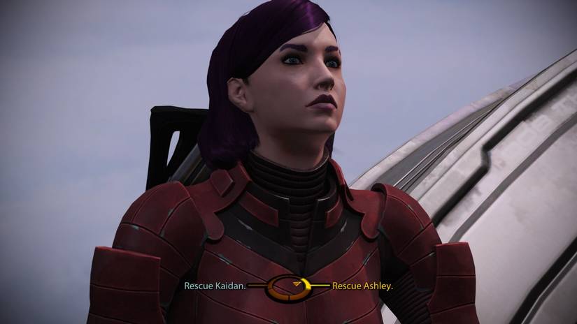 Shepard originally decided to save Kaidan or Ashley in Mass Effect.